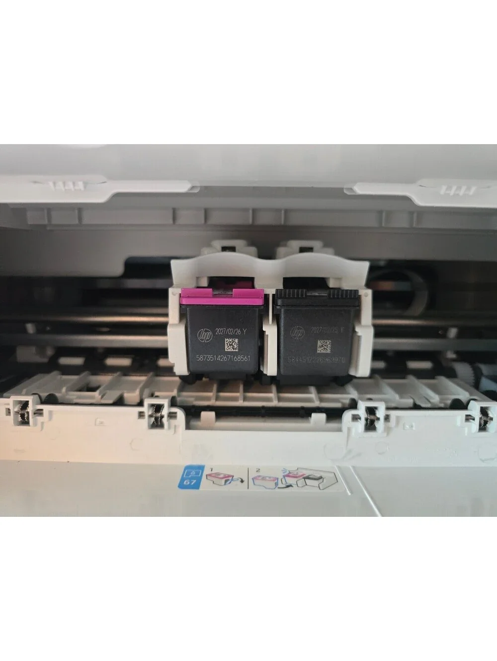 HP DeskJet 2842e Wireless All-in-One Inkjet Printer W/ Cord & Reference Guide